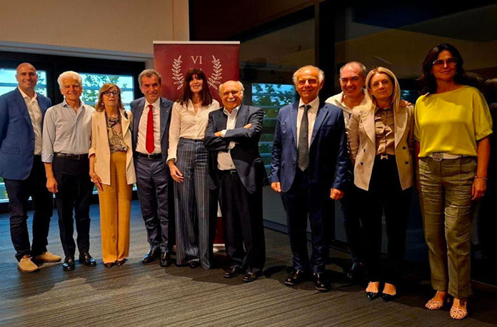 Membri della Fondazione Vitalis con la ministra Anna Maria Bernini